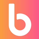bread logo in pink and orange